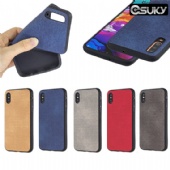 For iPhone xs max xr Xiaomi A2 Lite Redmi 6 6A Samsung M30 A70 A30 S10 J6 Case TPU Cloth Texture Back Ultra Thin Shell Cover for Huawei P Smart P30 Y7 Y6 Y5 Huawei Honor 7A 7C 8C Case