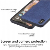 For iPhone xs max xr Xiaomi A2 Lite Redmi 6 6A Samsung M30 A70 A30 S10 J6 Case TPU Cloth Texture Back Ultra Thin Shell Cover for Huawei P Smart P30 Y7 Y6 Y5 Huawei Honor 7A 7C 8C Case